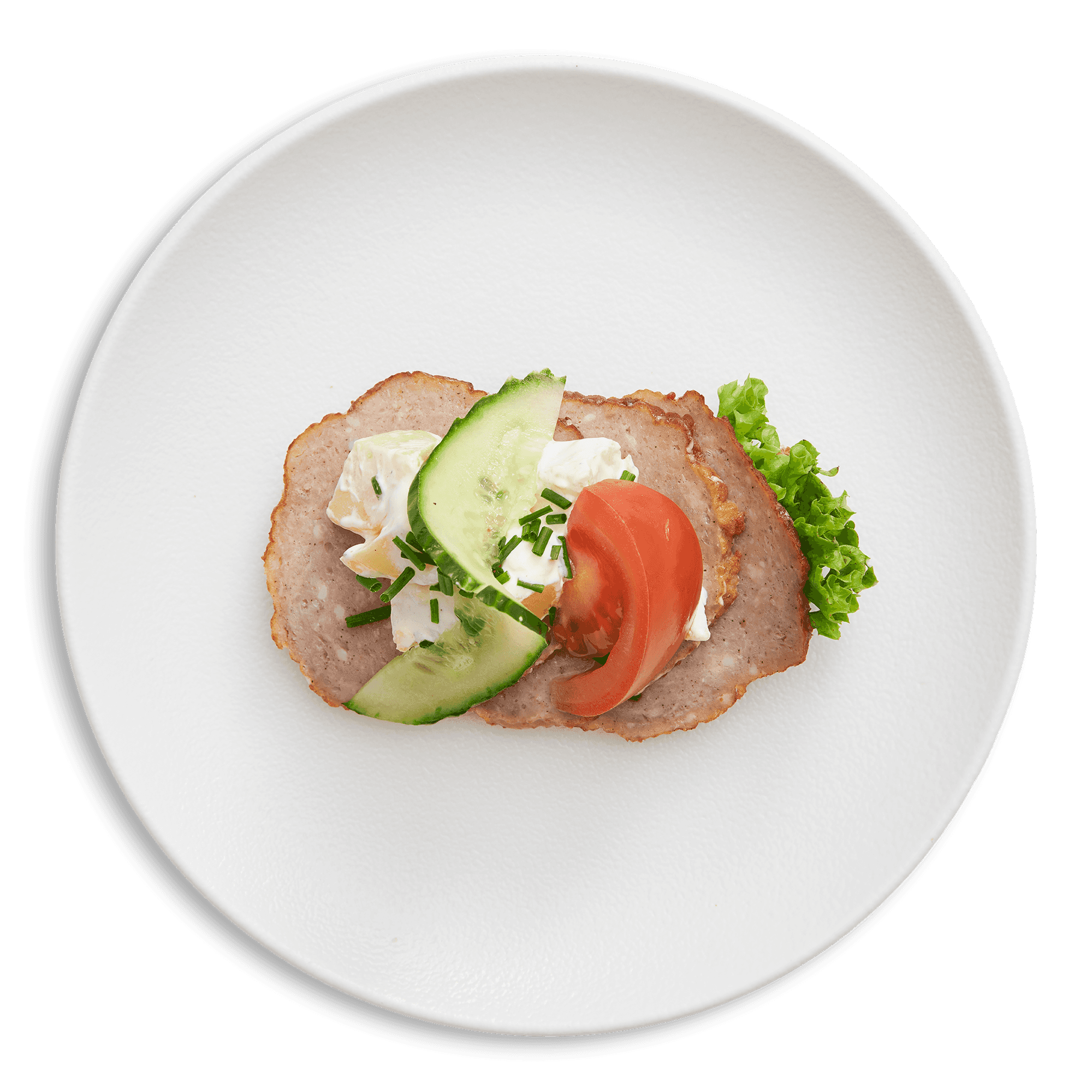 Frikadelle m. Kartoffelsalat