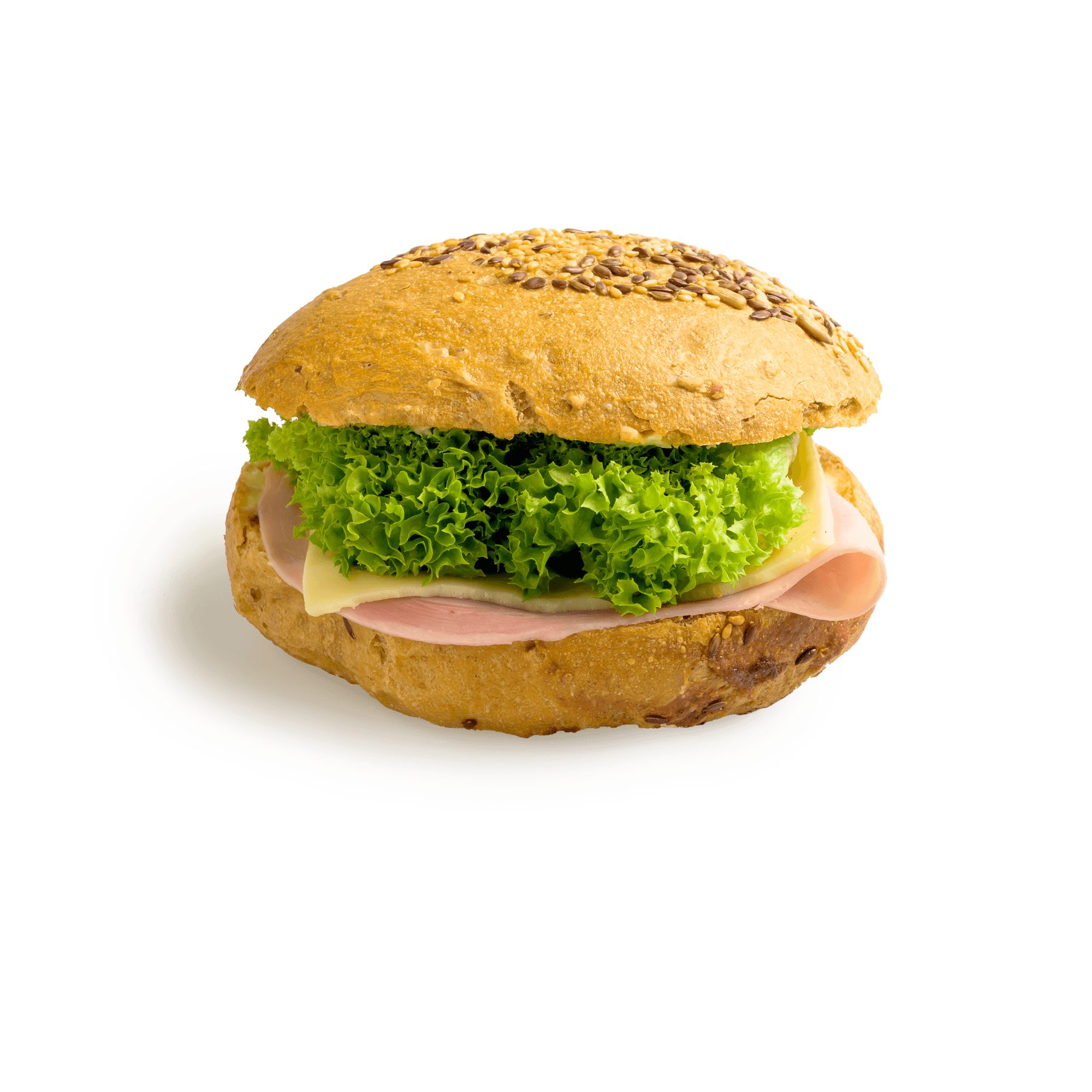 Sandwich m. skinke og ost