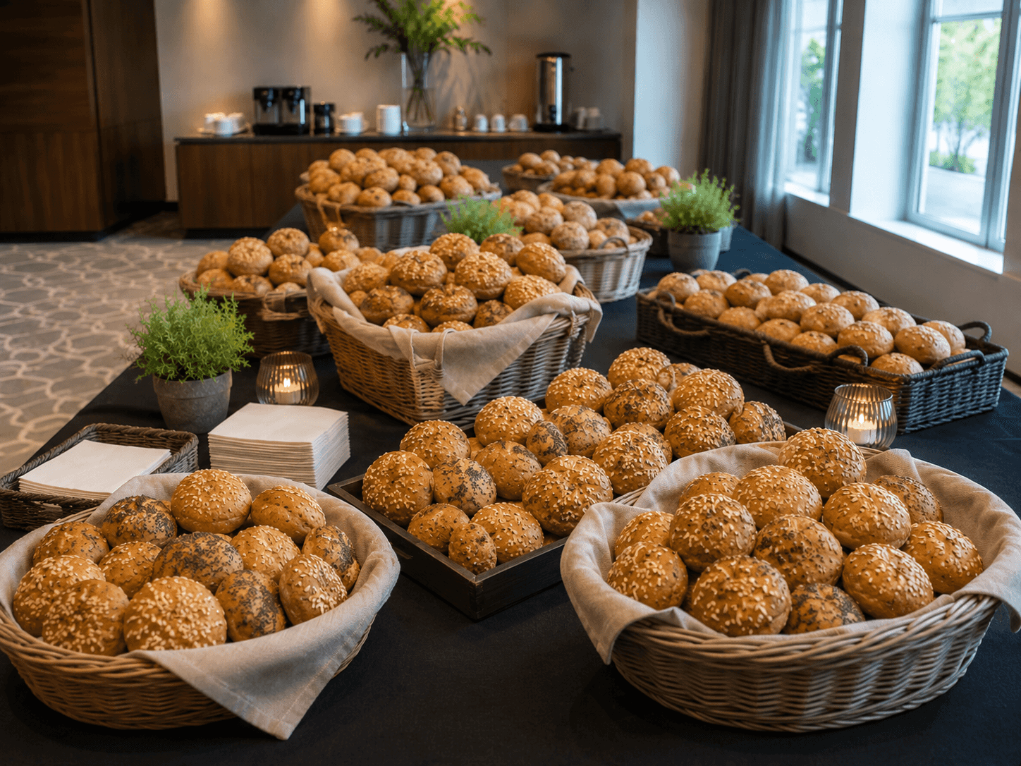 220 x Grove rundstykker