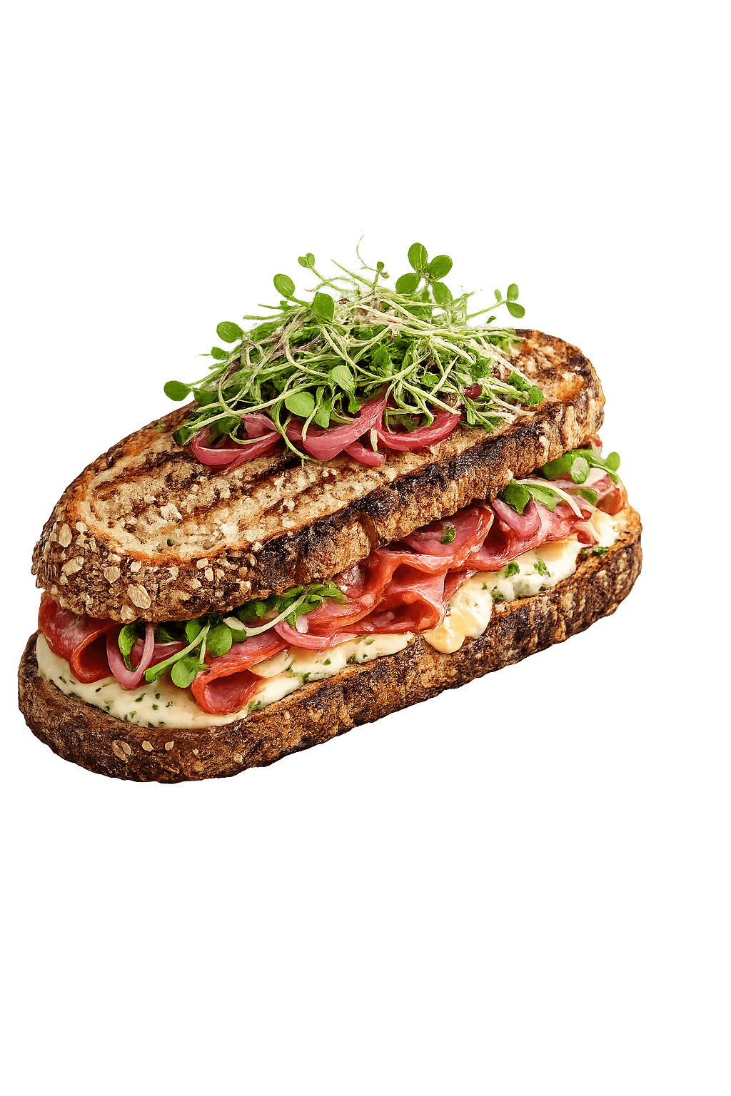 Kærs Sandwich med Salami & Gammel Knas