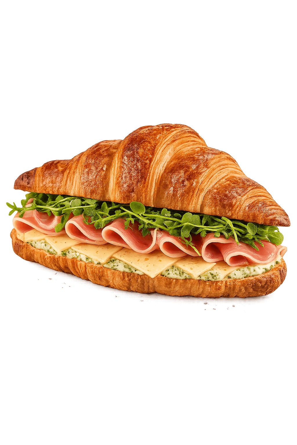 Croissant med Italiensk Skinke & Lagret Havarti