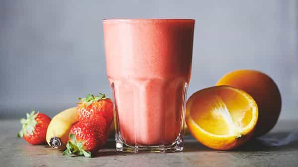 Smoothie 1: Orange, Strawberry, Banana