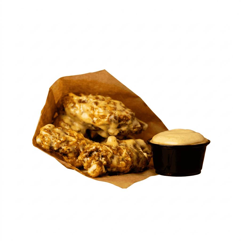 Honey mustard wings 6 stk