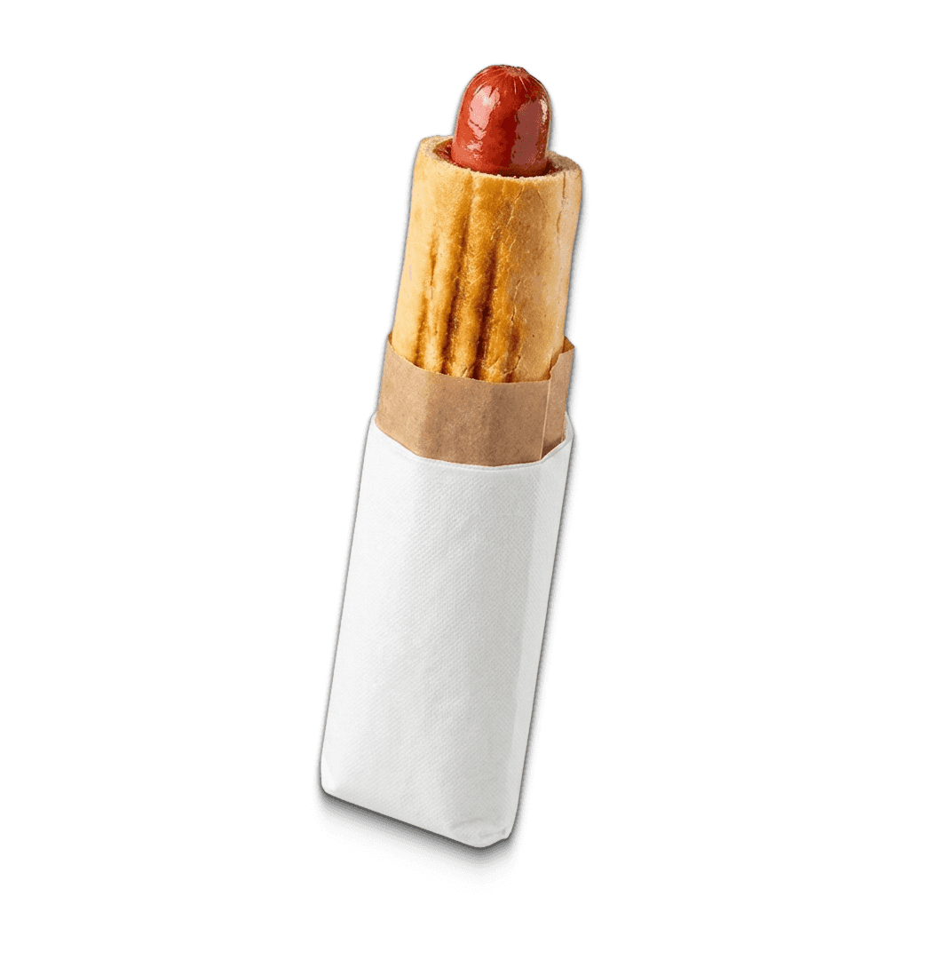 Pølse m. brød 