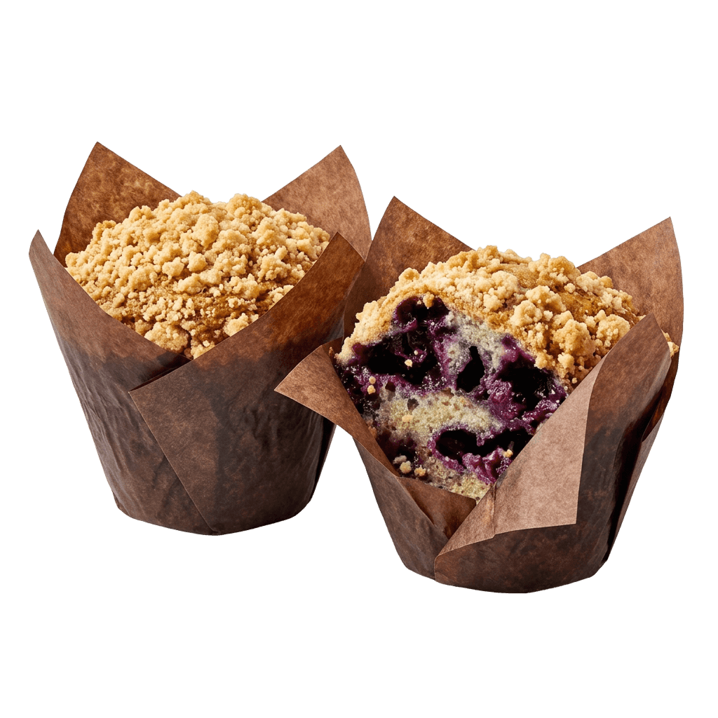 Vegan Blueberry Muffins 6stk