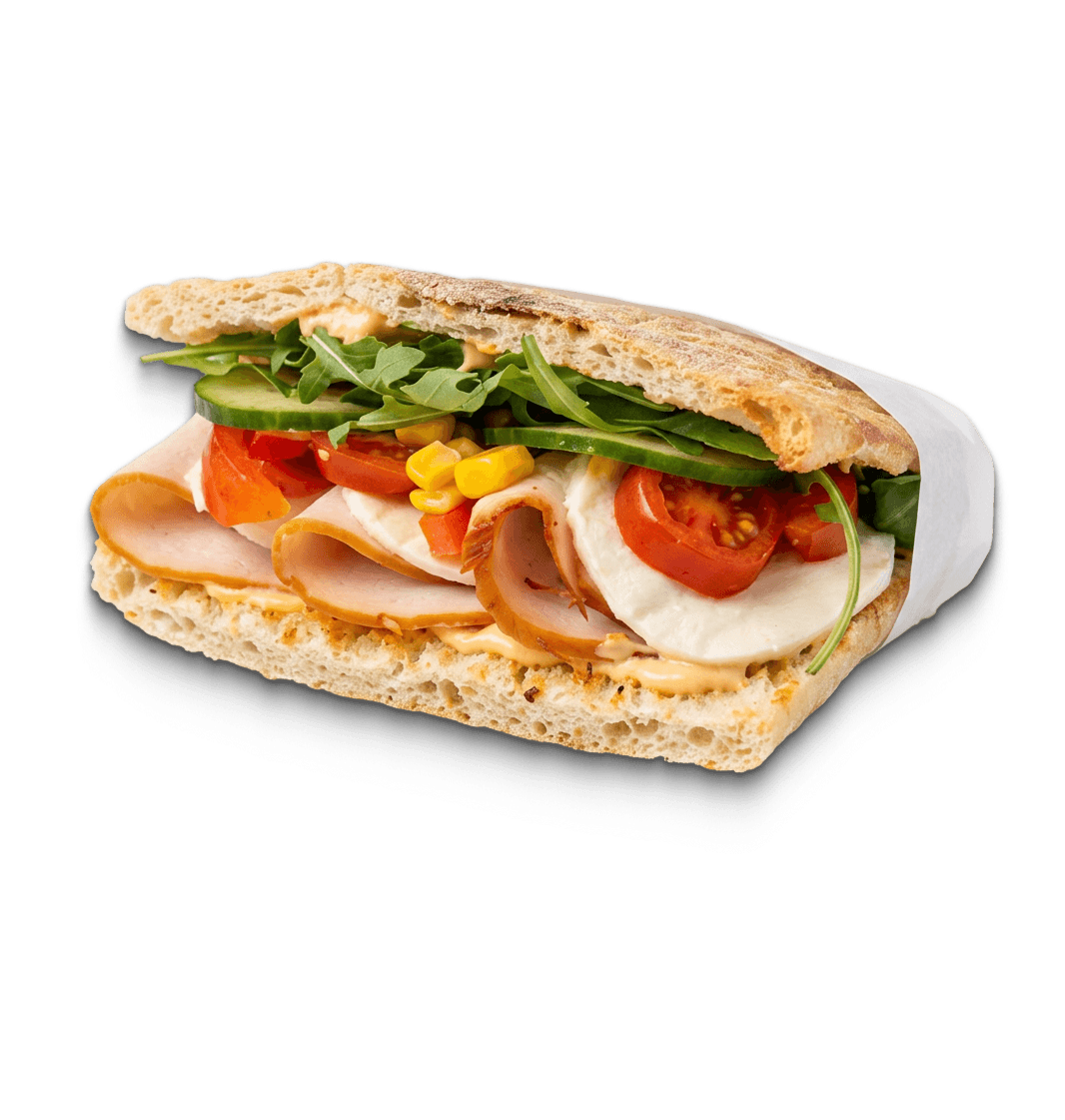 Halmerdinger (panini style) Sandwich