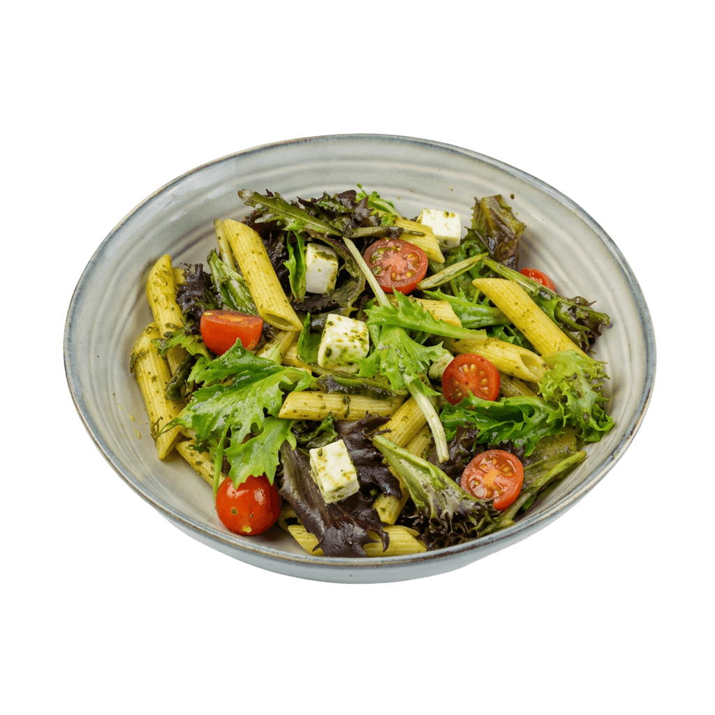 Pastasalat med pesto (V)