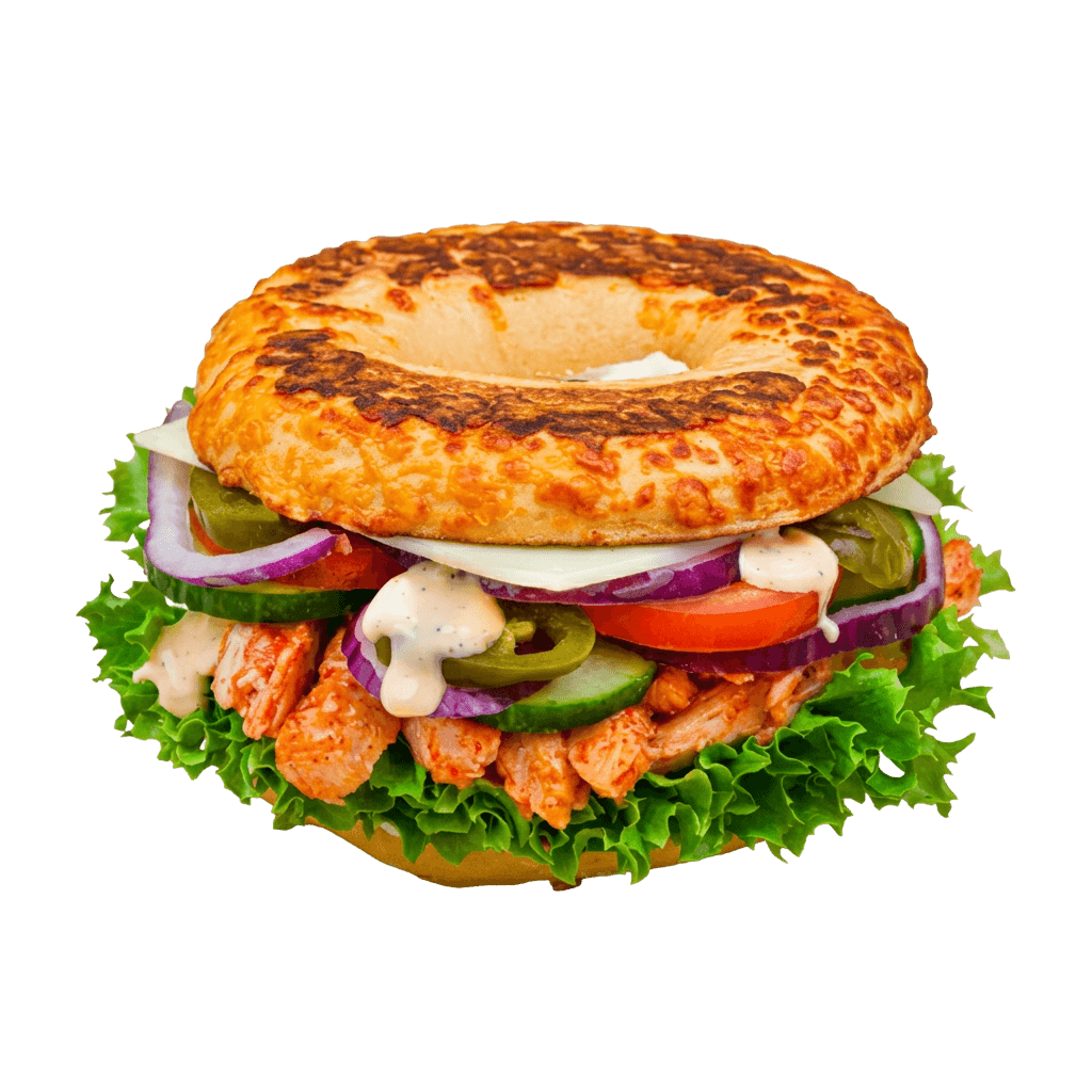 Bagel m. Spicy kylling