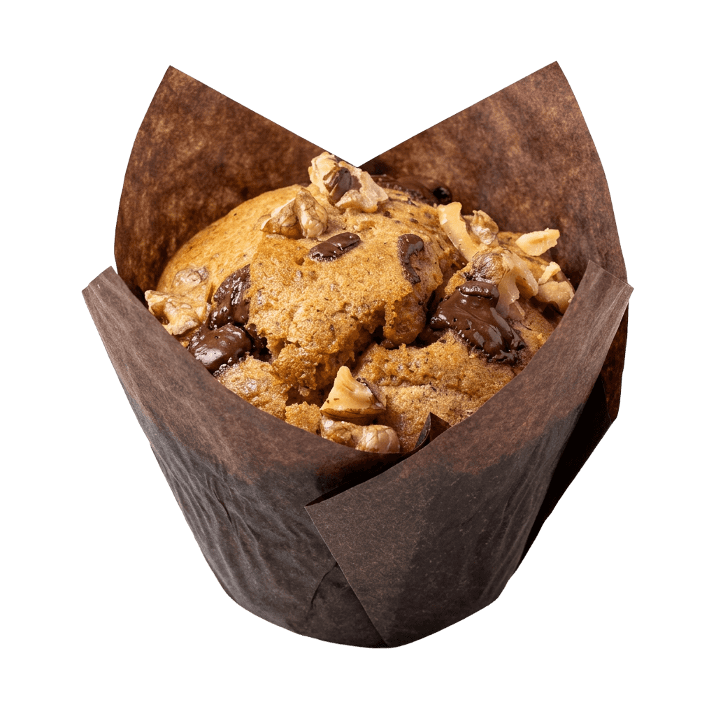 Vegan Sourdough Banana Muffins 3 stk