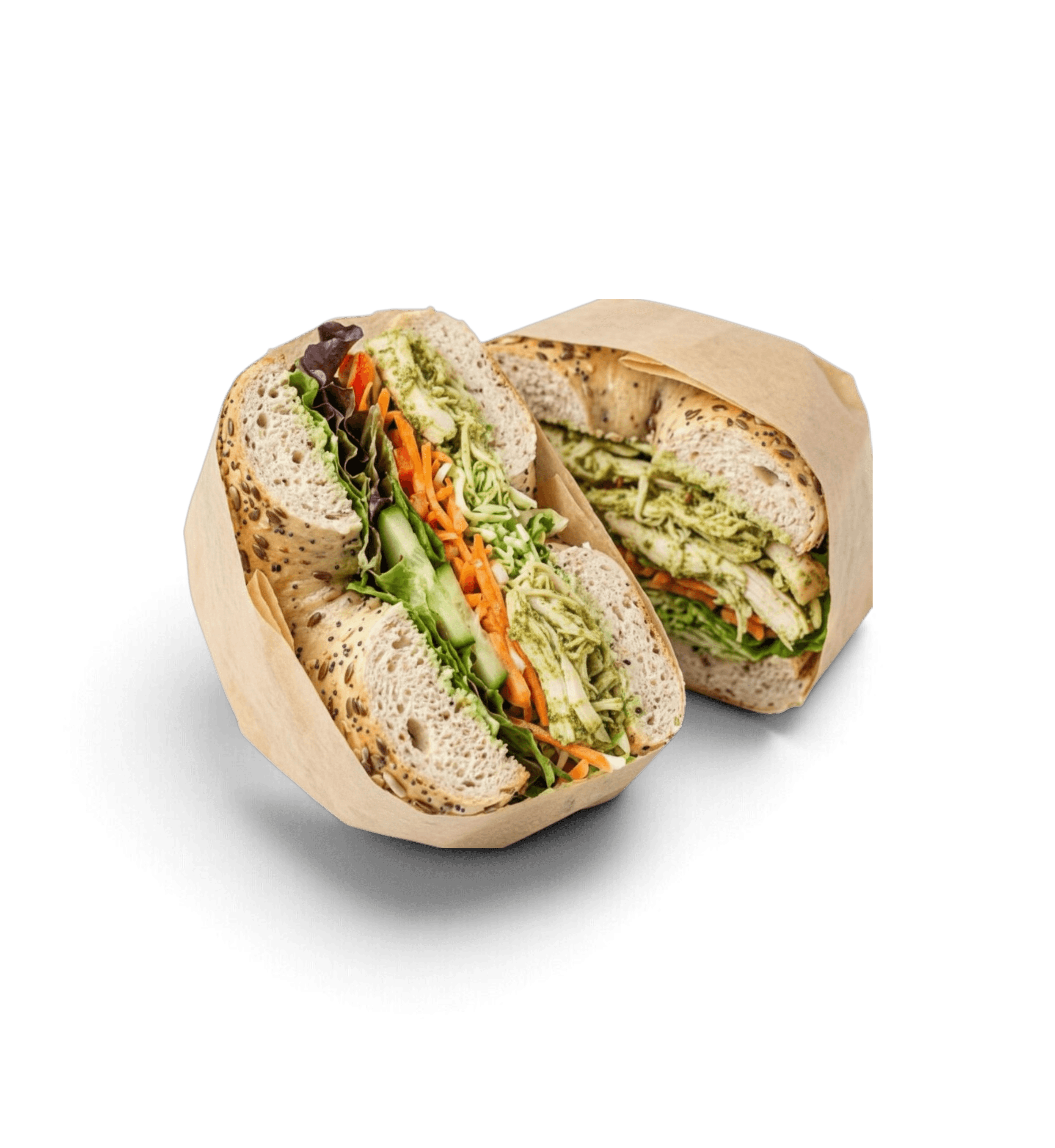 The Pesto Chicken Bagel