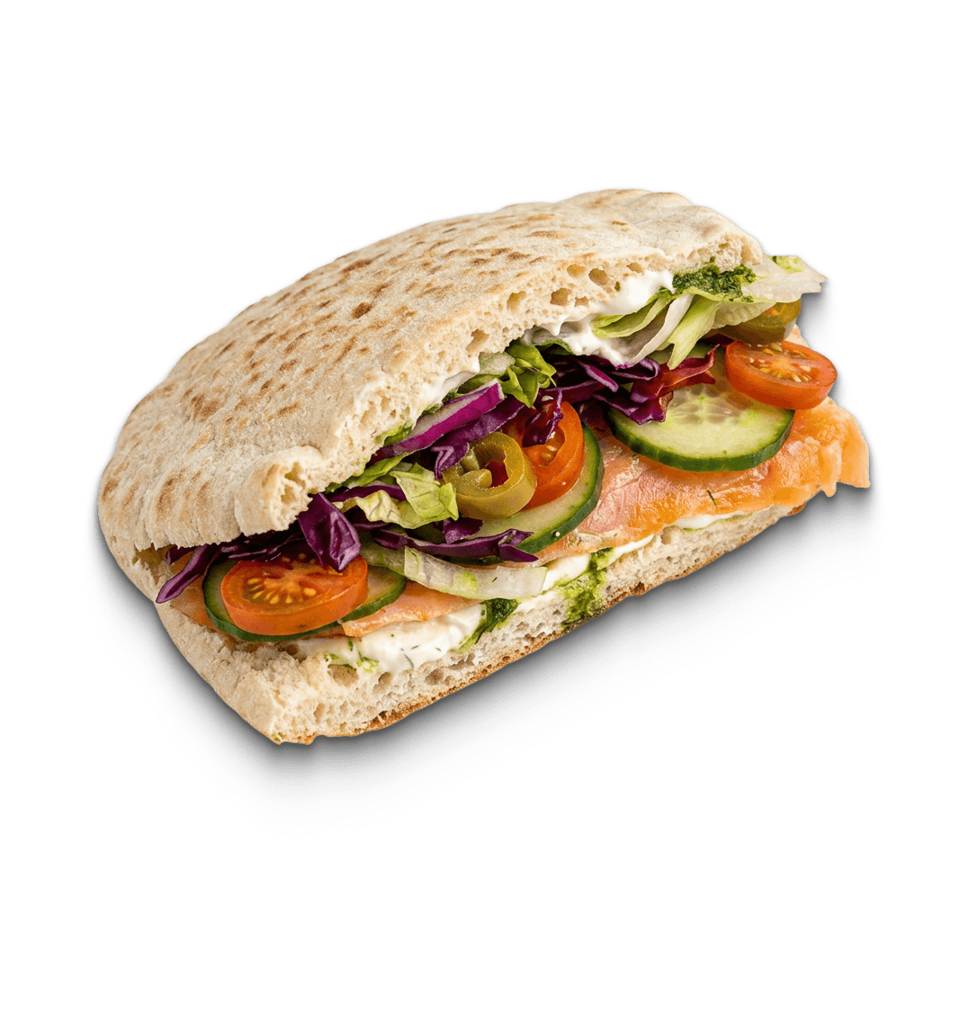 Epic salmon bite Sandwich