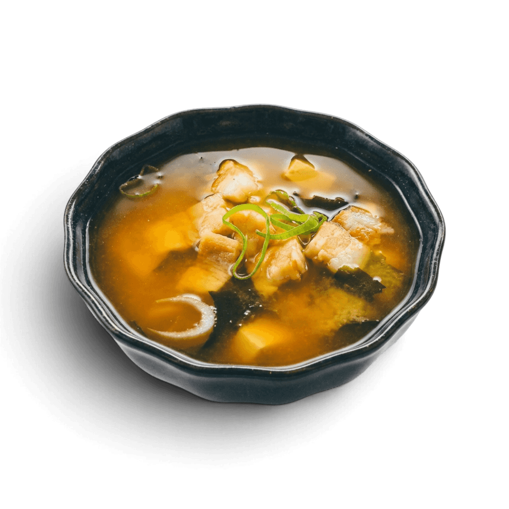 Misosuppe med rejer