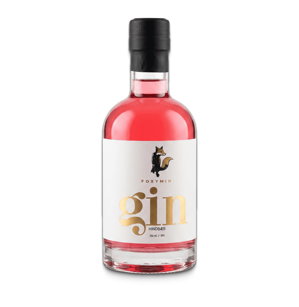 FOXYMAN Gin med Hindbær 250 ml. // Vol. 38%