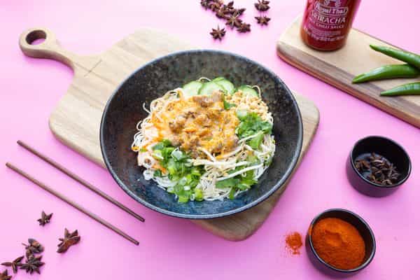 Nudel Salat - Chicken Satay