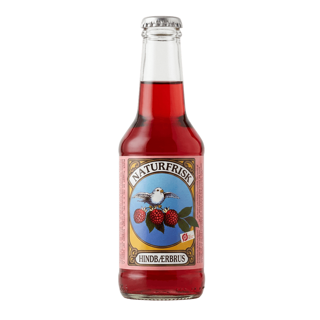 Naturfrisk Hindbærbrus 