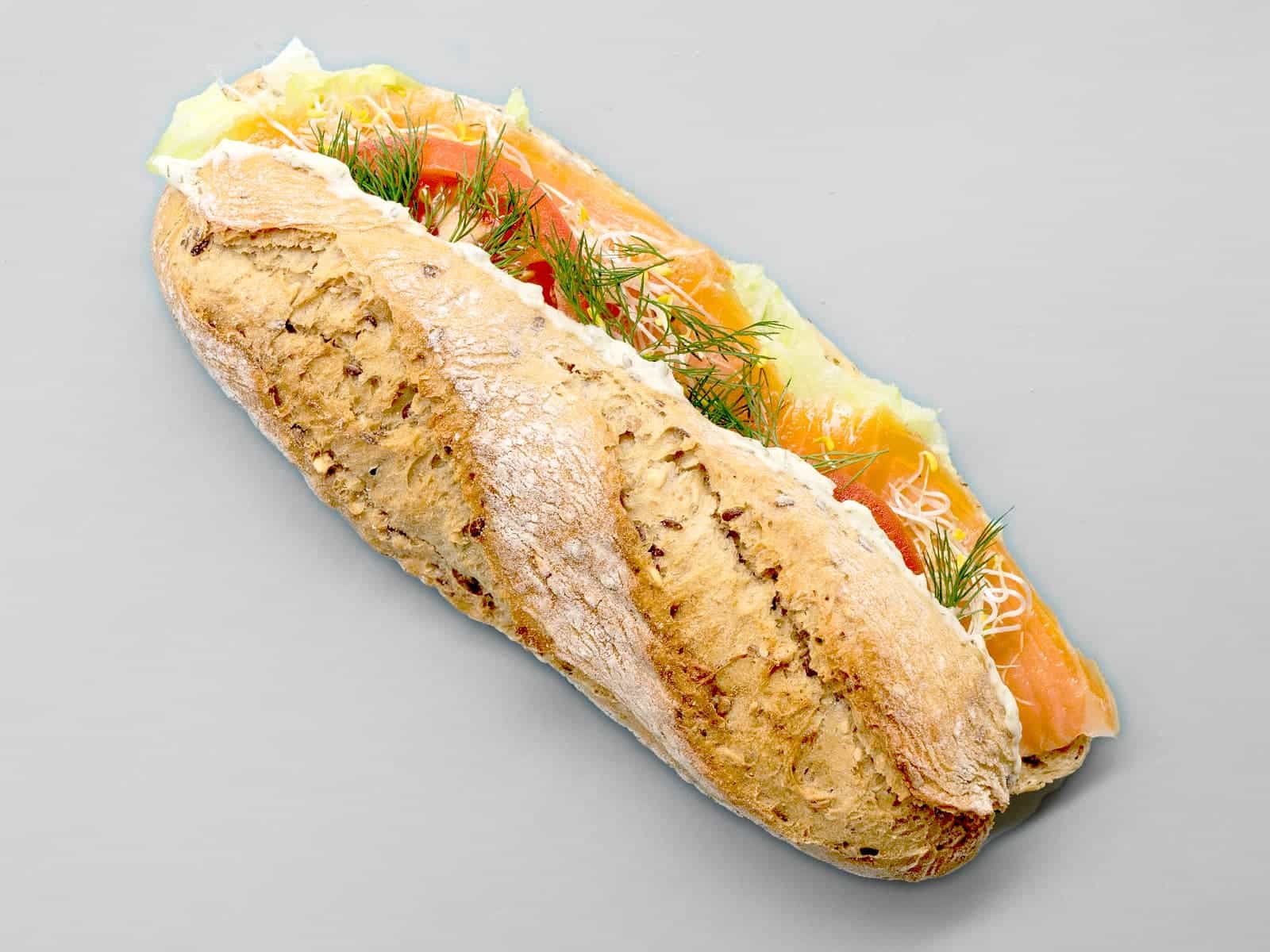 Laks m/lime og frisk dild