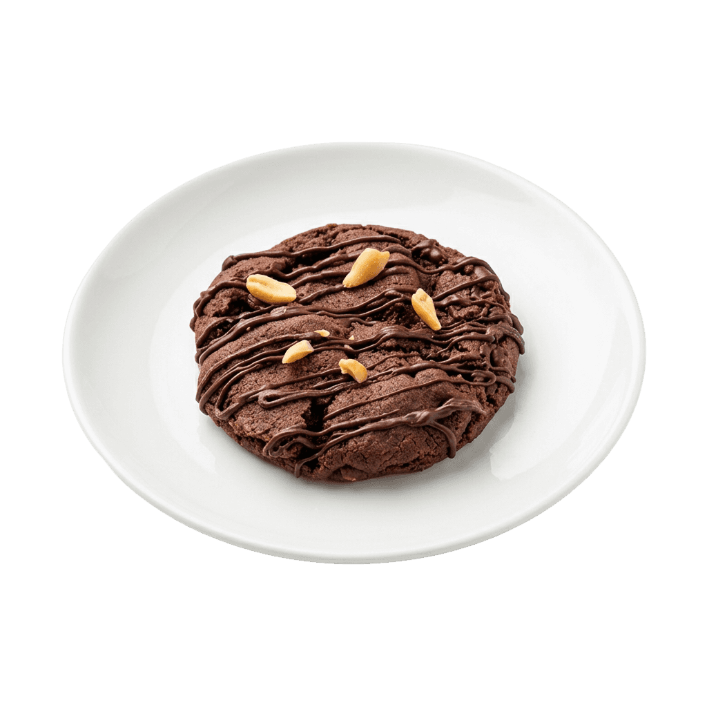 Vegan Dark Chocolate & Peanut Butter Stuffed Cookie 3stk