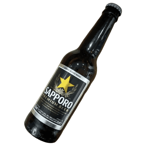 Japansk øl – Sapporo 0,33 L