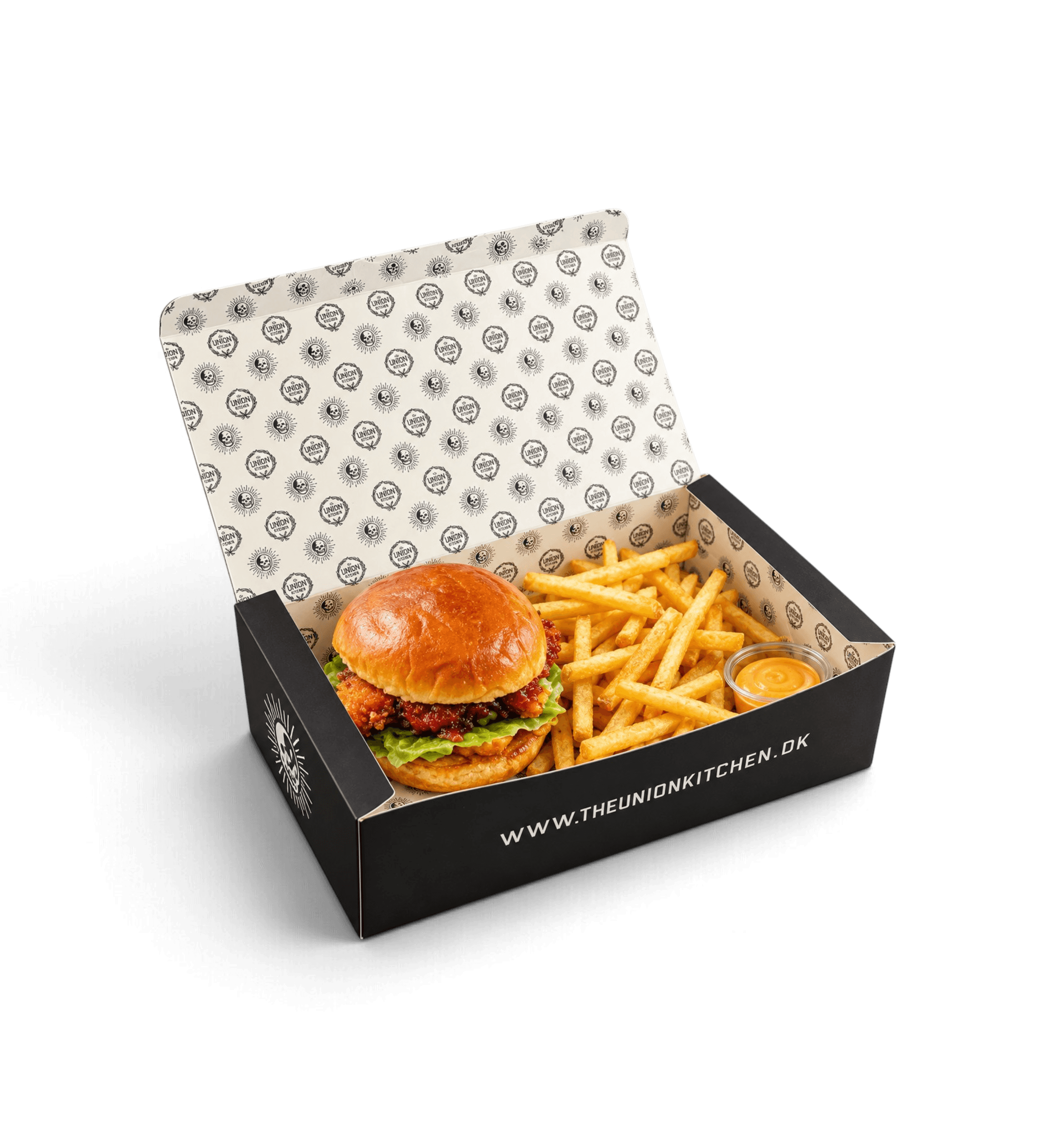 HOT HONEY FRIED CHICKEN BURGER