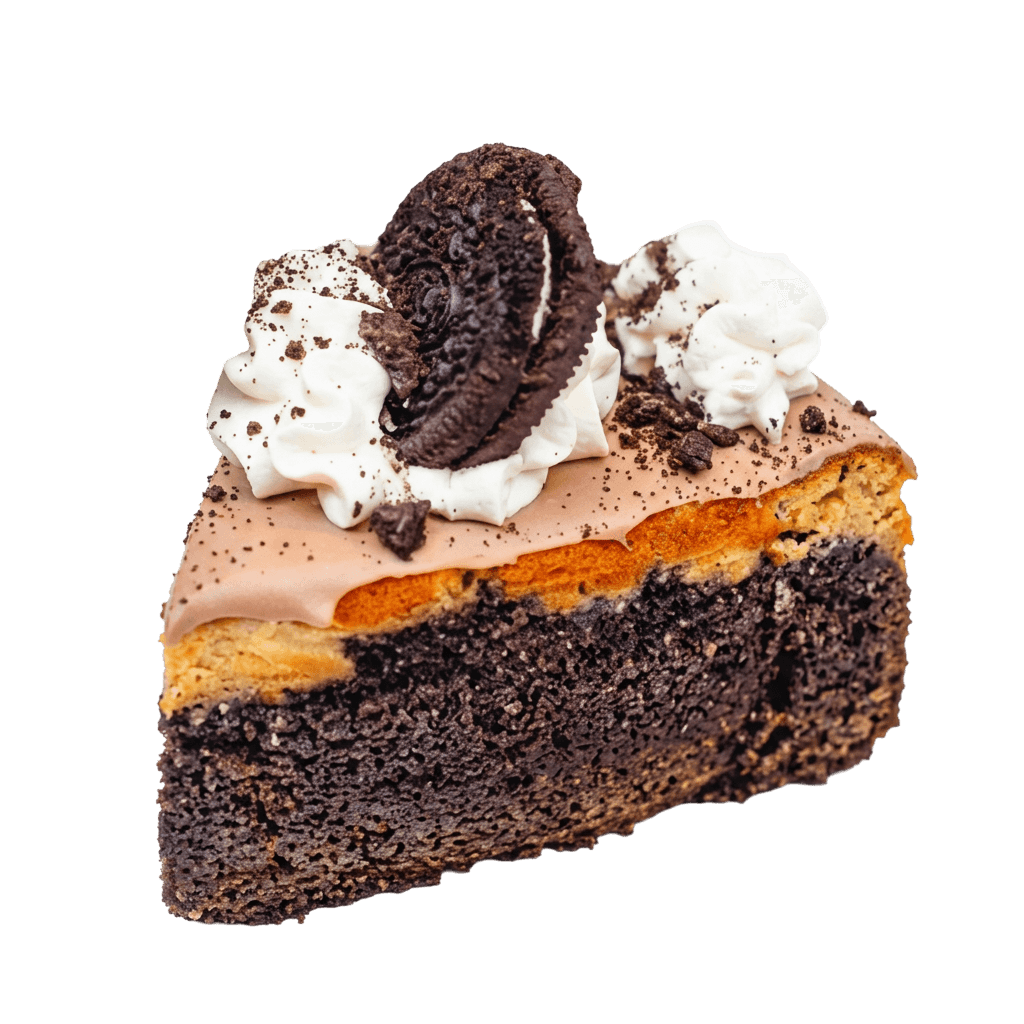 Oreo Cheesecake Slice