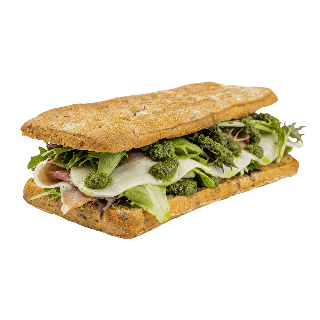 Serranosskinke & pesto Sandwich