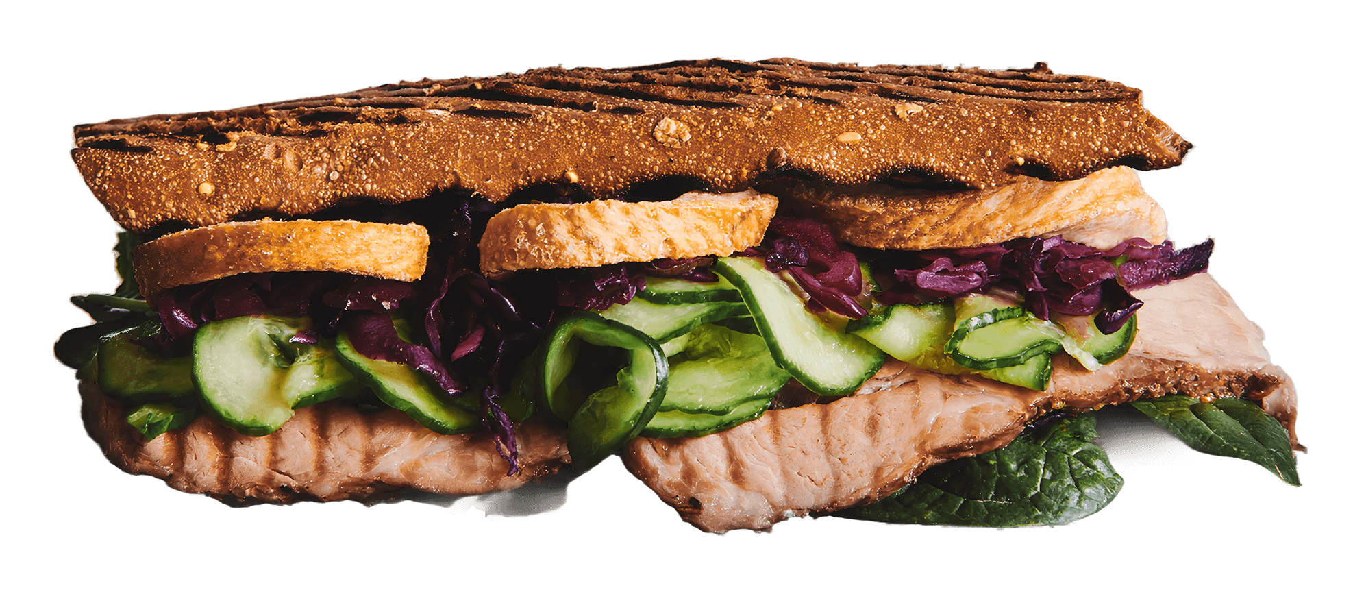 Stor Flæskestegssandwich