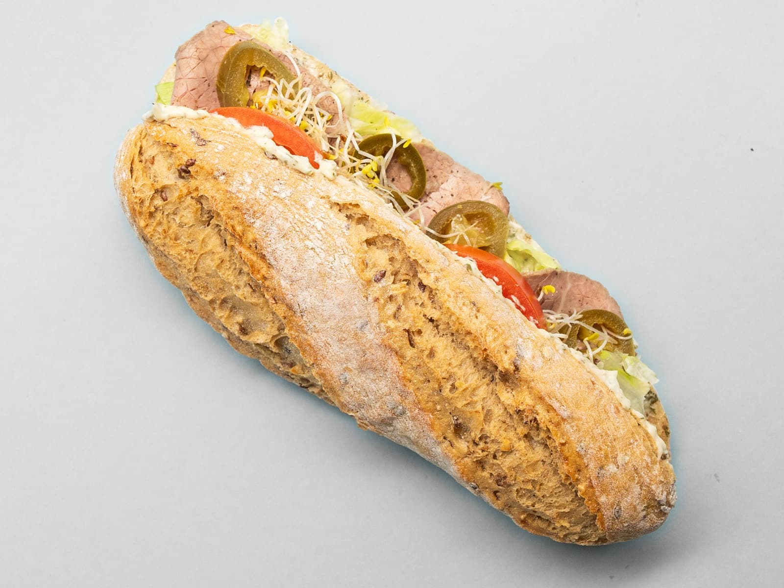 Roastbeef m/jalapenos