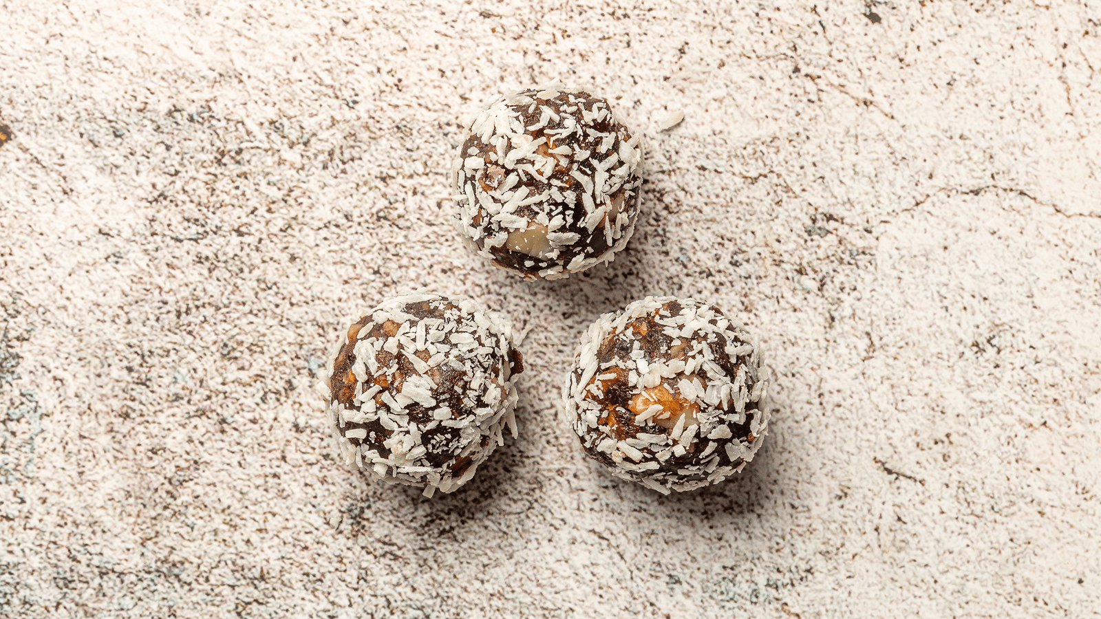 3 Stk. Små Hjemmelavede raw-kugler