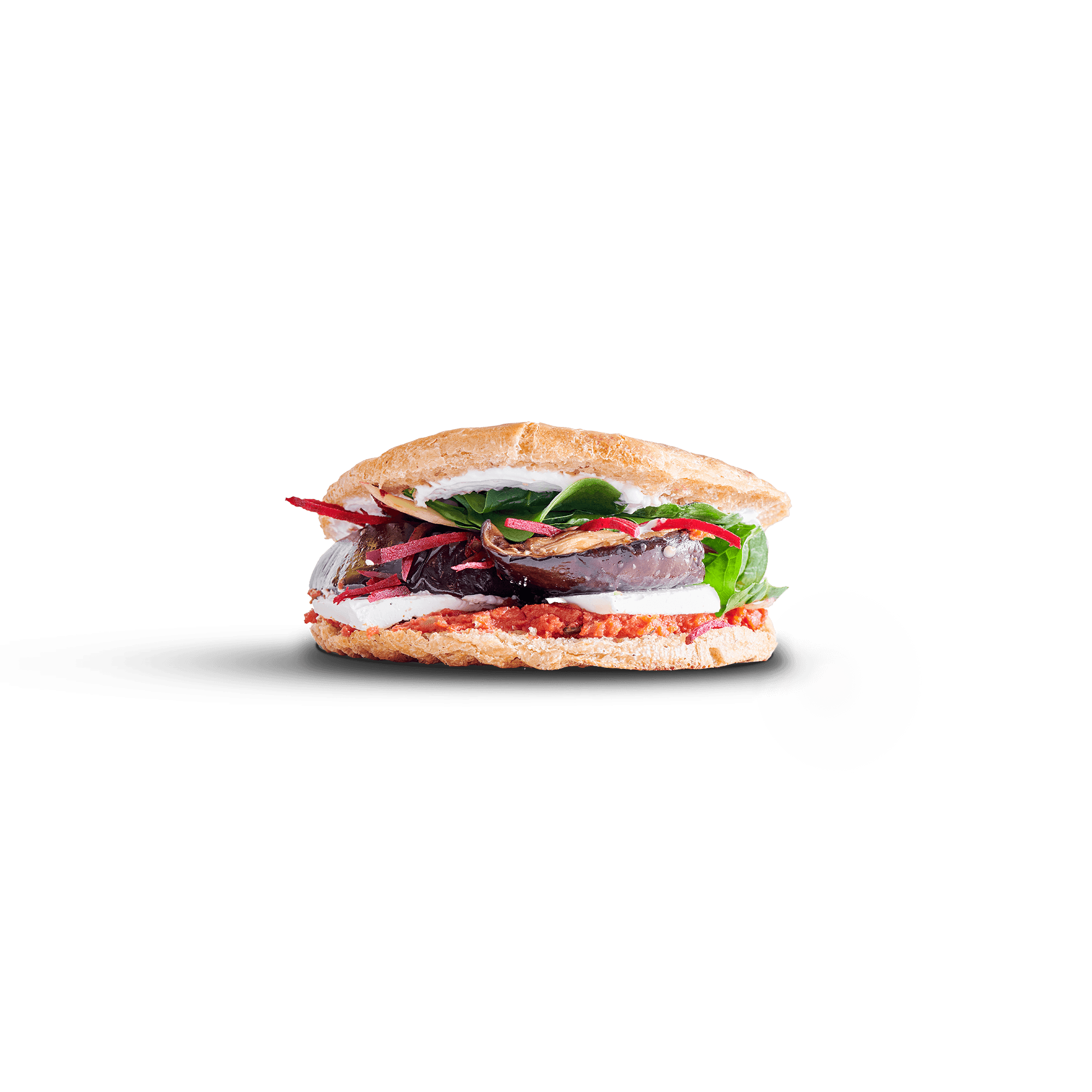 Aubergine Sandwich (V)