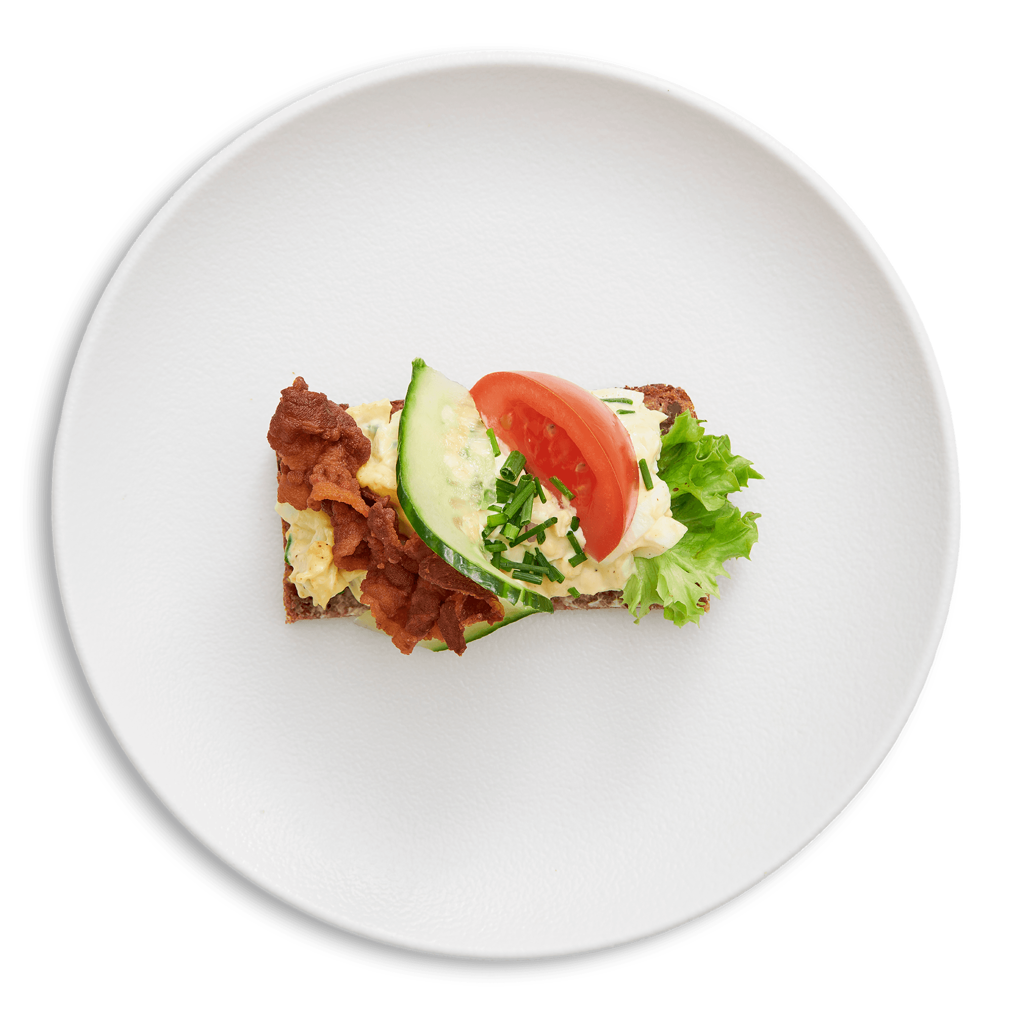 Æggesalat m. Bacon