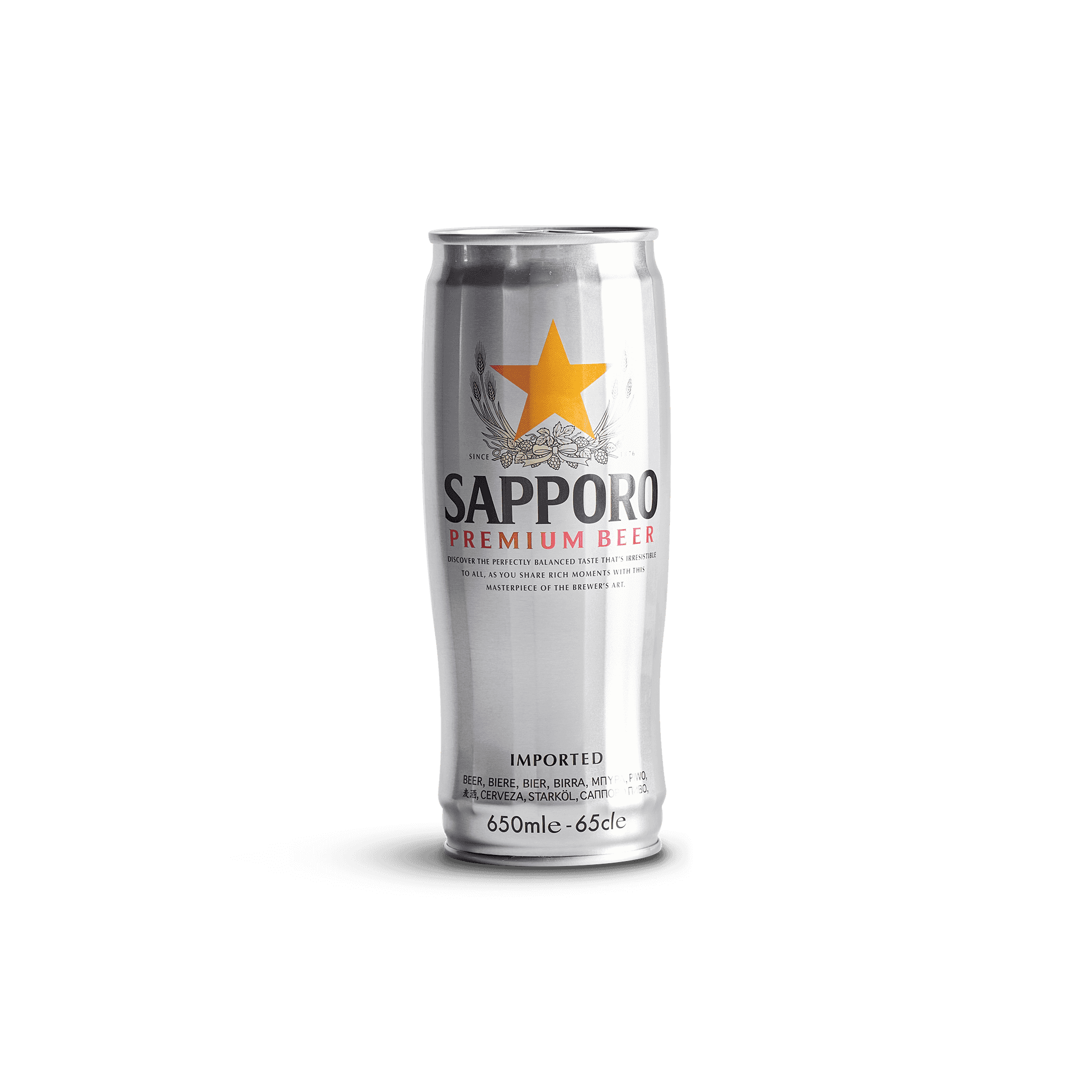 Sapporo 5% 0.65 l