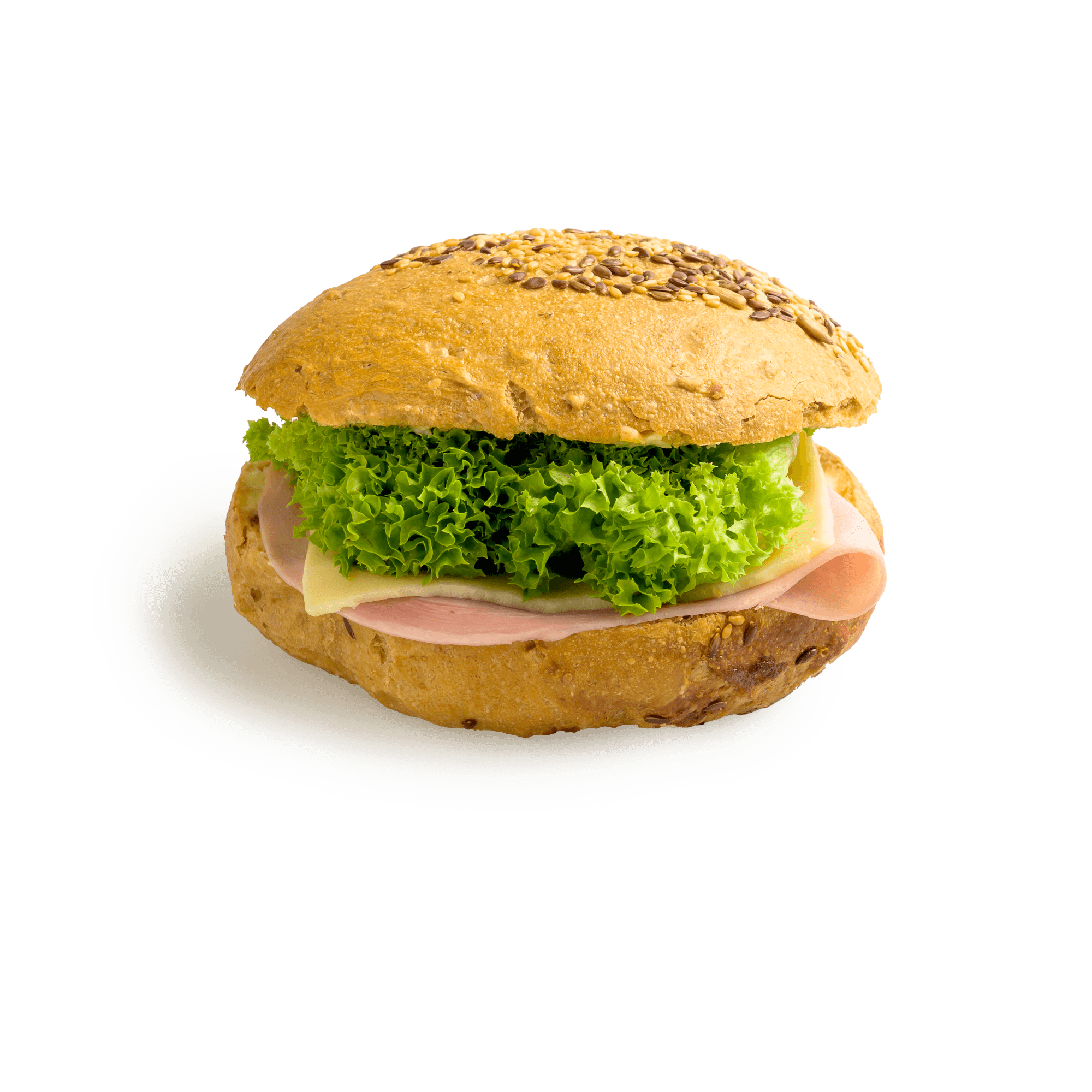 Sandwich m. skinke og ost