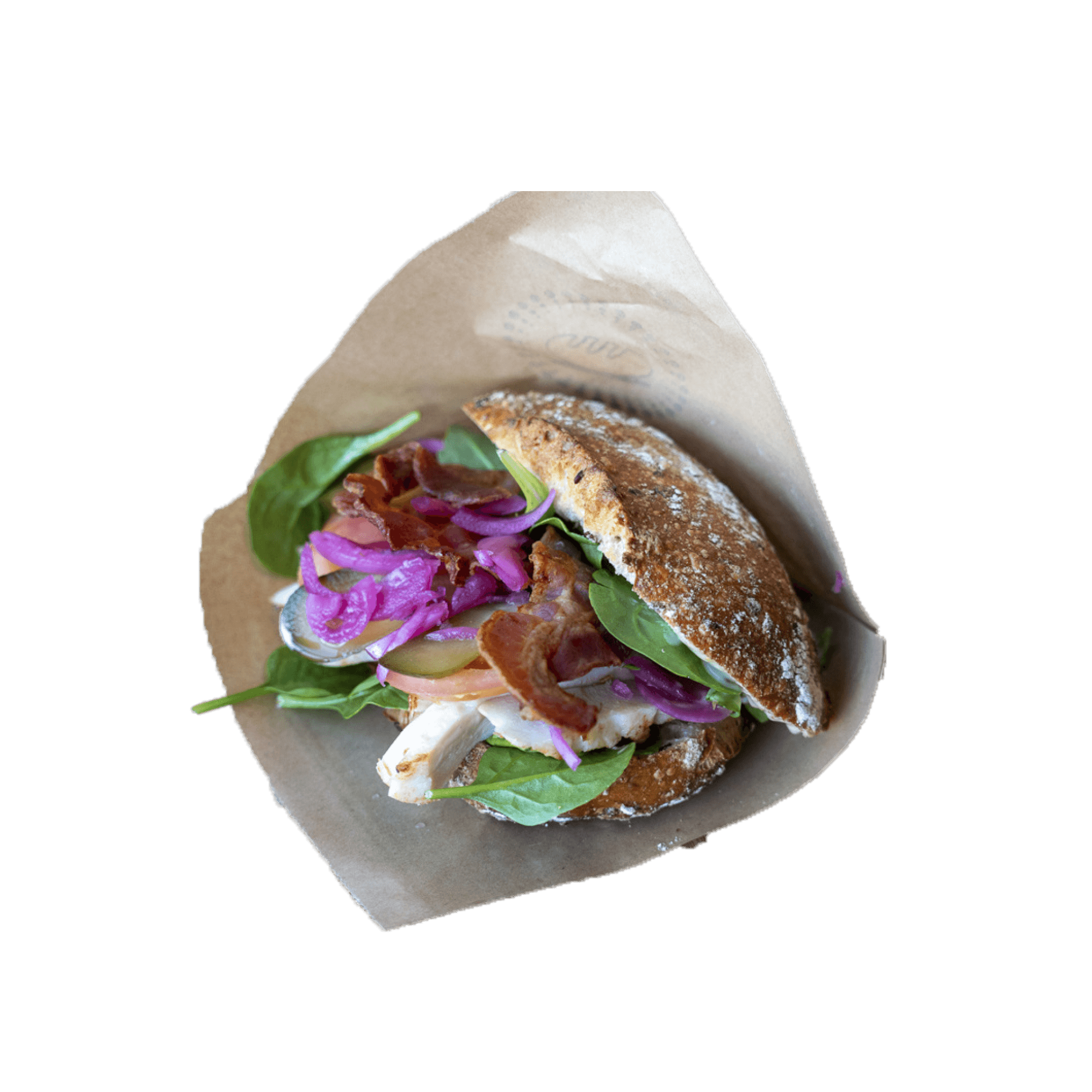 Sandwich m. kylling & bacon